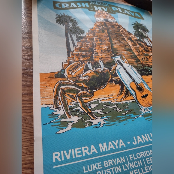 Luke Bryan's Crash My Playa Poster & Tag - Picture 3 of 7